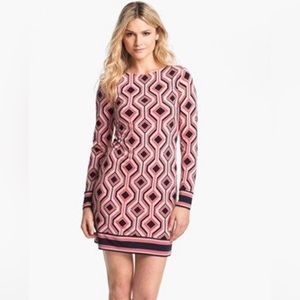 Michael Kors Geometric Print Border Dress